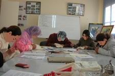 L'atelier de broderie